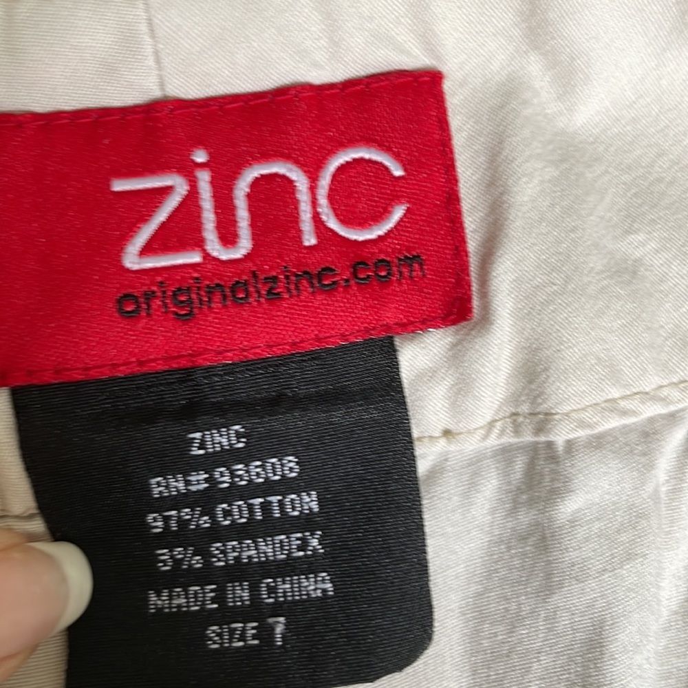 Zinc Twill tan Bermuda shorts - size 7 - Picture 4 of 4